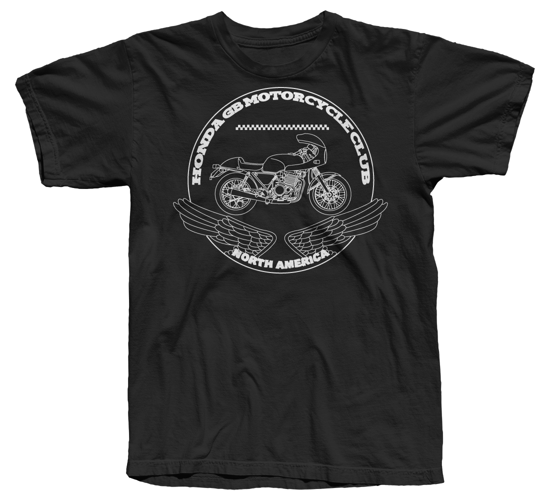 Honda GB Motorcycle Club North America Tee Shirt (Black)